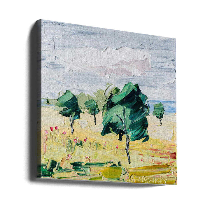 Softly Softly - Square Stretched Canvas, Poster or Fine Art Print by Angela Hawkey - I Heart Wall Art - Poster Print, Canvas Print or Framed Art Print