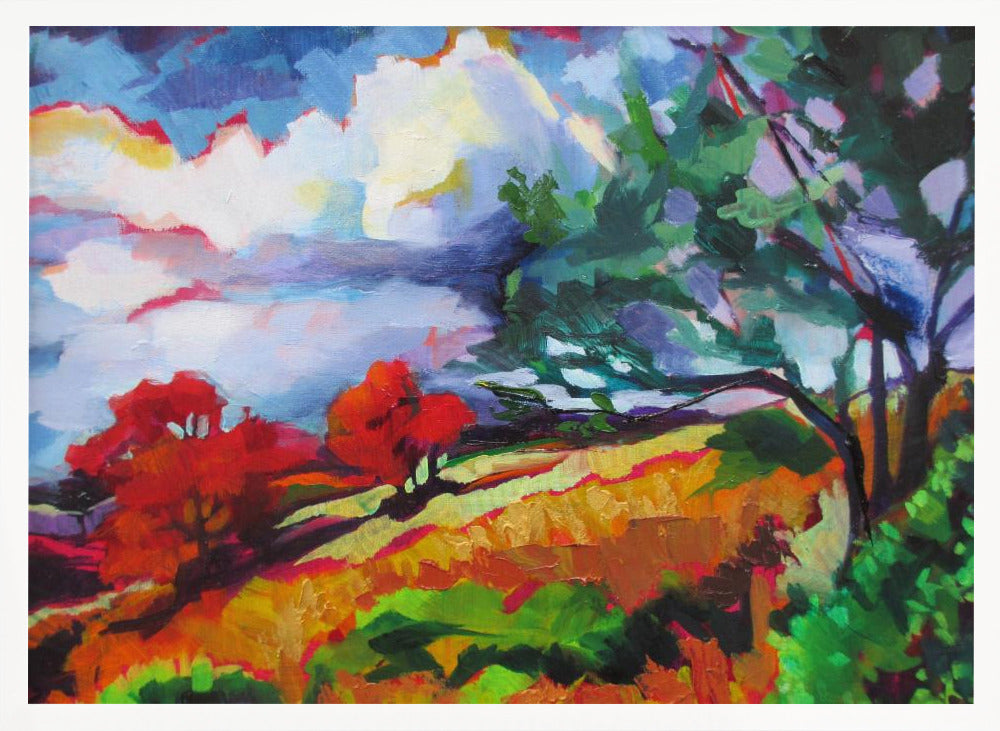 Sonoma Hillside - Stretched Canvas, Poster or Fine Art Print I Heart Wall Art