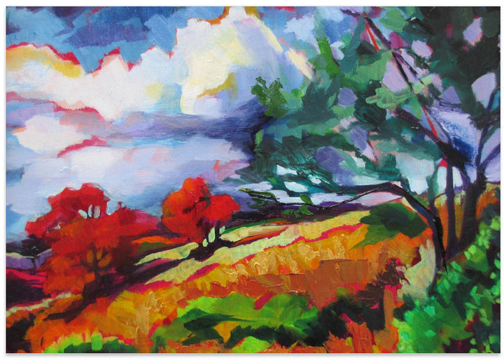 Sonoma Hillside - Stretched Canvas, Poster or Fine Art Print I Heart Wall Art