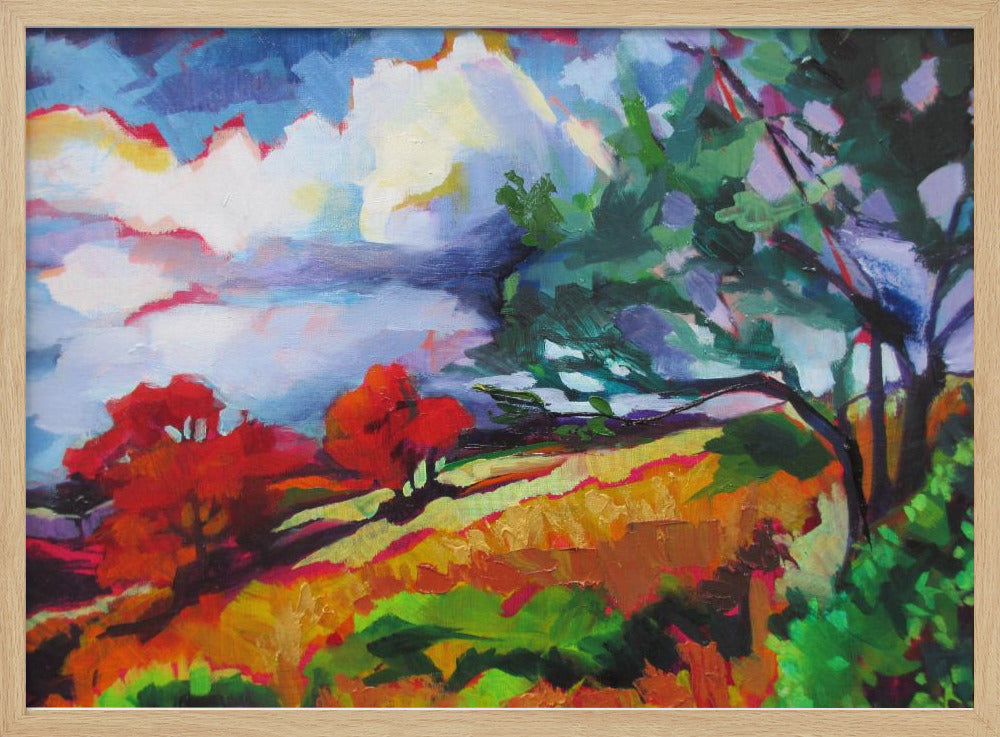 Sonoma Hillside - Stretched Canvas, Poster or Fine Art Print I Heart Wall Art