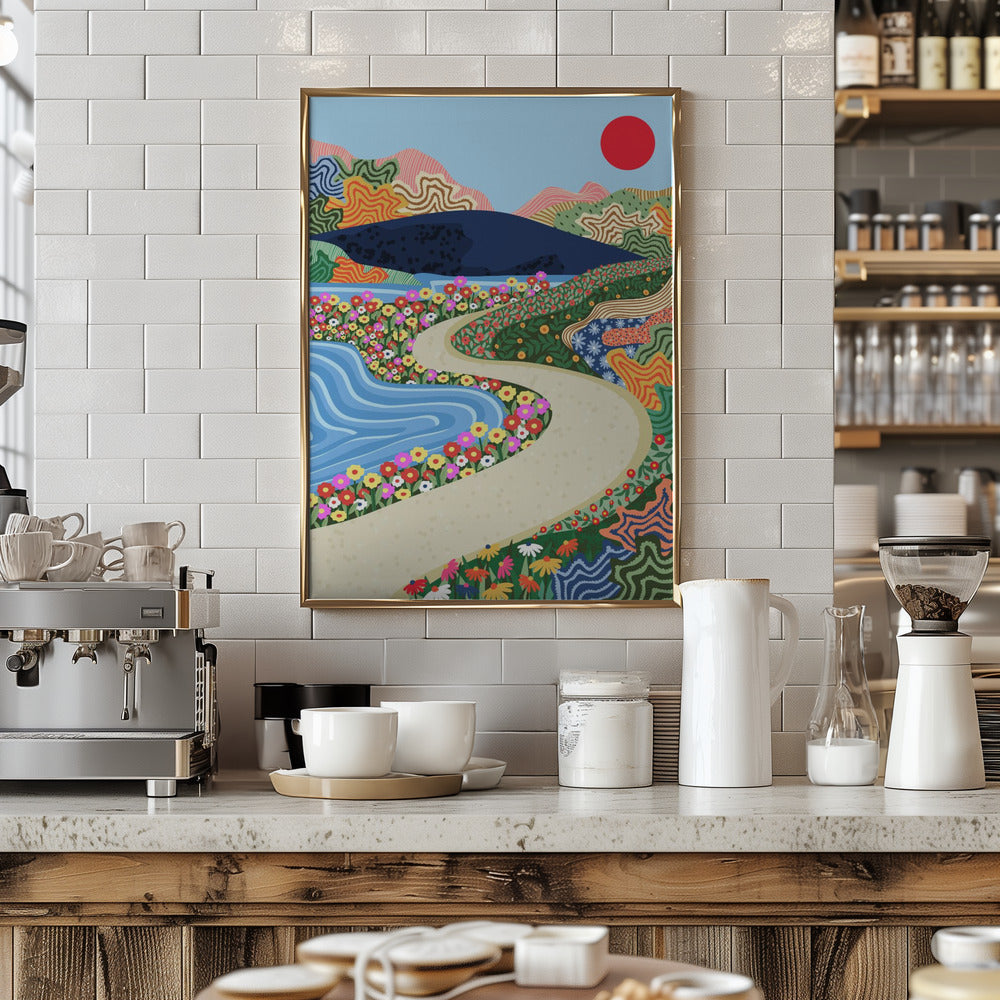 Soothing Horizon - Stretched Canvas, Poster or Fine Art Print I Heart Wall Art