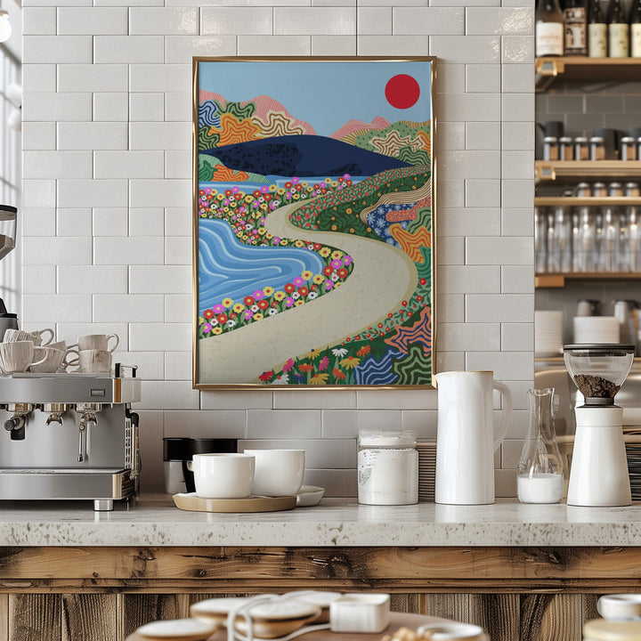 Soothing Horizon - Stretched Canvas, Poster or Fine Art Print I Heart Wall Art