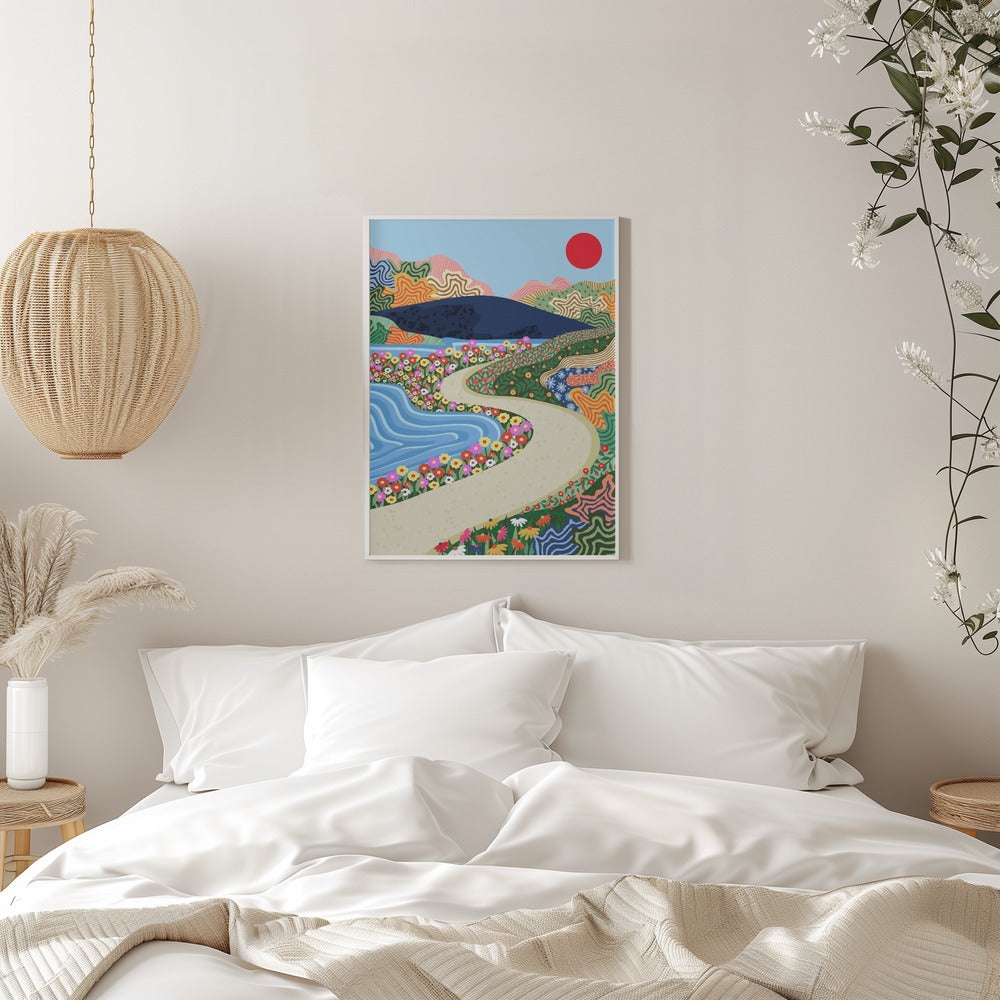 Soothing Horizon - Stretched Canvas, Poster or Fine Art Print I Heart Wall Art