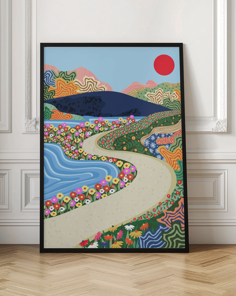 Soothing Horizon - Stretched Canvas, Poster or Fine Art Print I Heart Wall Art