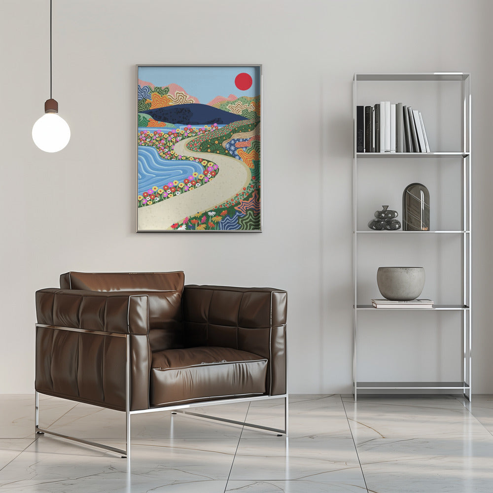Soothing Horizon - Stretched Canvas, Poster or Fine Art Print I Heart Wall Art