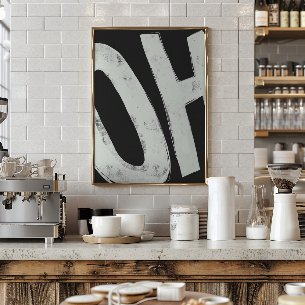 Sounds of Surprise – Oh - Stretched Canvas, Poster or Fine Art Print I Heart Wall Art