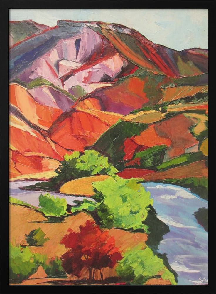 Southwest Colors - Stretched Canvas, Poster or Fine Art Print I Heart Wall Art