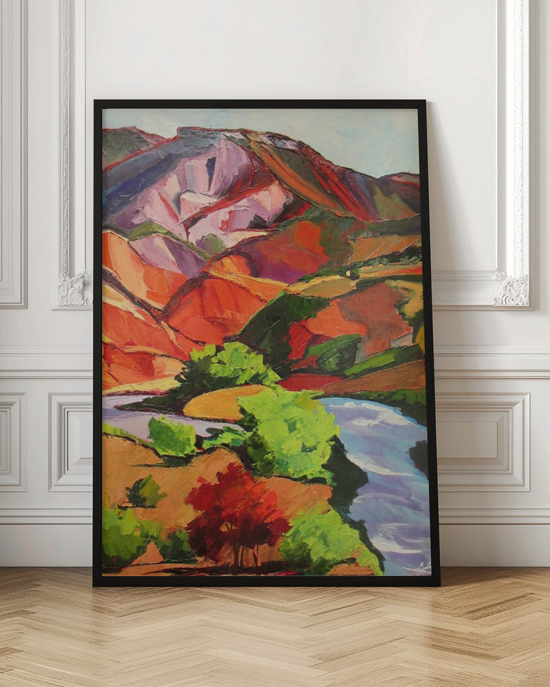 Southwest Colors - Stretched Canvas, Poster or Fine Art Print I Heart Wall Art