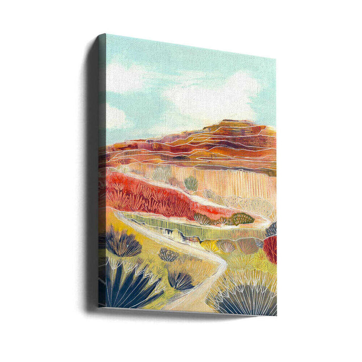 Southwest Desert Path - Stretched Canvas, Poster or Fine Art Print - I Heart Wall Art - Poster Print, Canvas Print or Framed Art Print