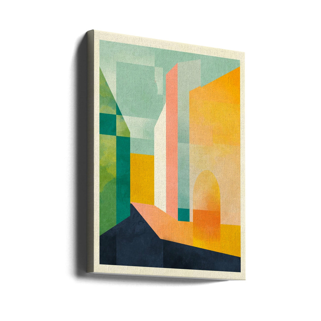 Spaces 3 Town - Stretched Canvas, Poster or Fine Art Print I Heart Wall Art