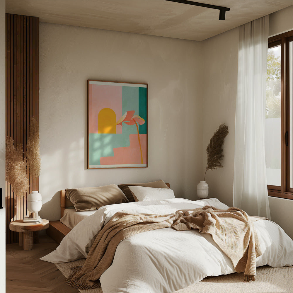 Spaces 3 Treppe - Stretched Canvas, Poster or Fine Art Print I Heart Wall Art