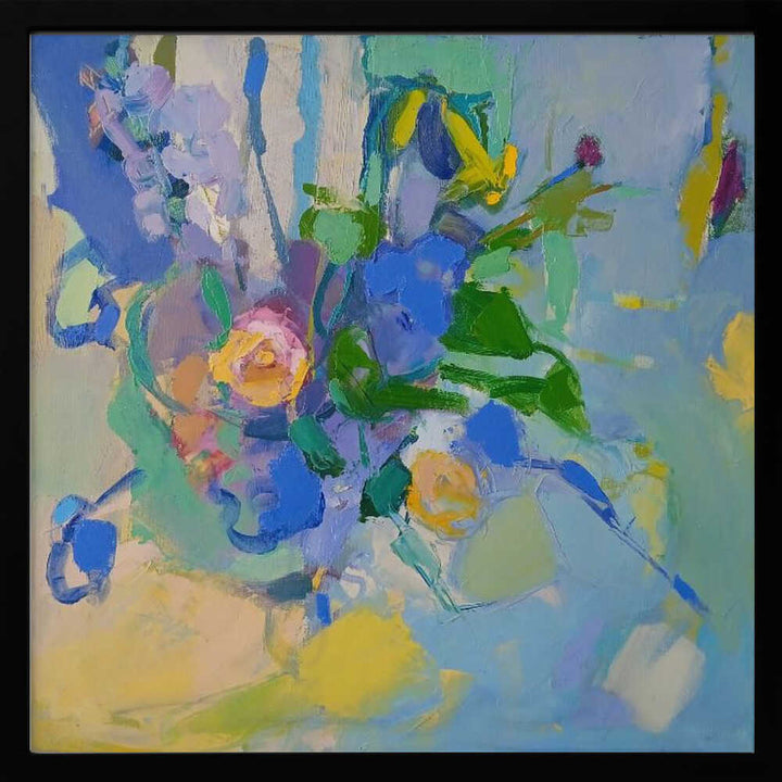 Spring . Bouquet - Square Stretched Canvas, Poster or Fine Art Print - I Heart Wall Art - Poster Print, Canvas Print or Framed Art Print