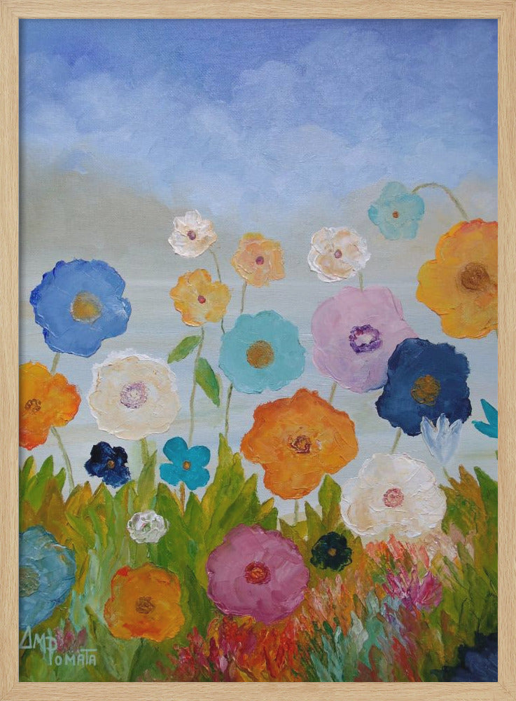Spring By the Sea - Stretched Canvas, Poster or Fine Art Print I Heart Wall Art