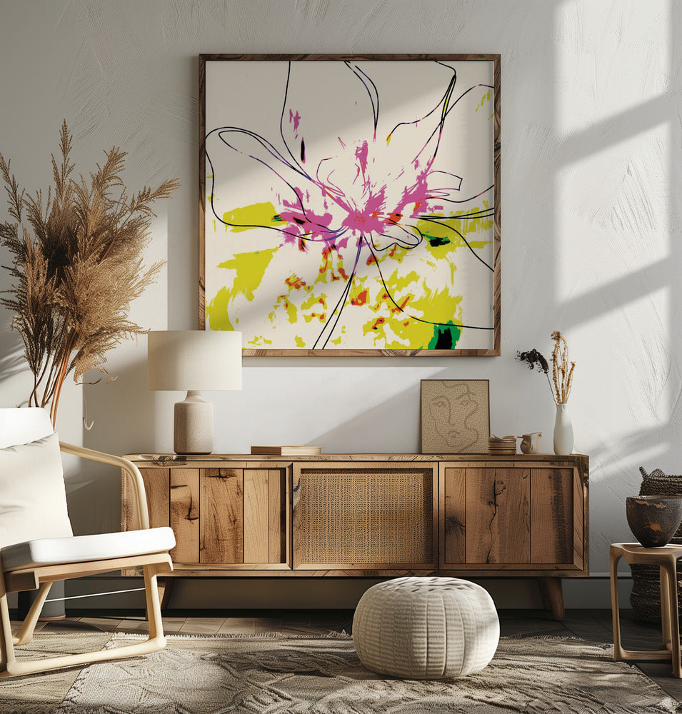 SPRING FEELINGS - Square Stretched Canvas, Poster or Fine Art Print I Heart Wall Art
