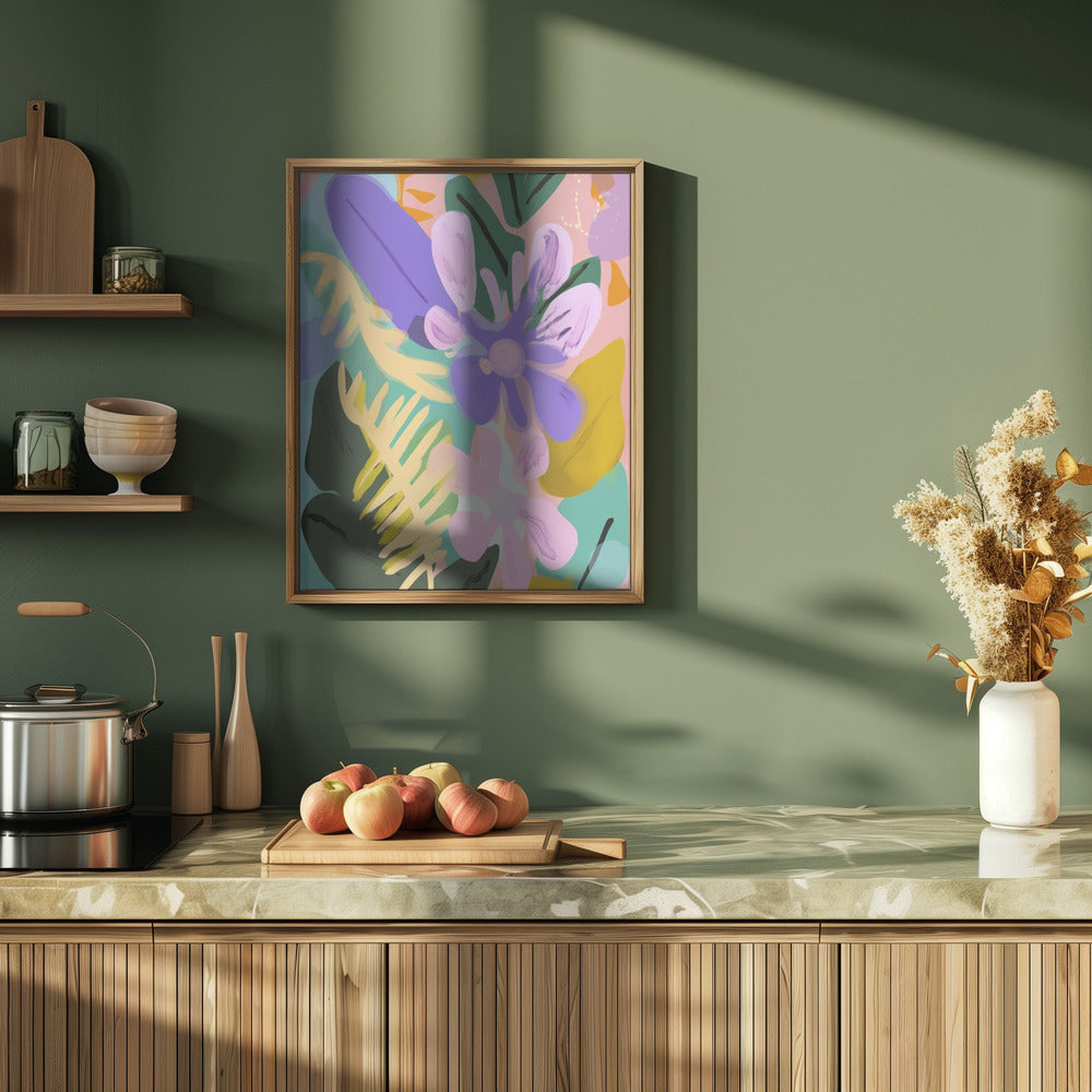 Spring Flowers - Stretched Canvas, Poster or Fine Art Print I Heart Wall Art