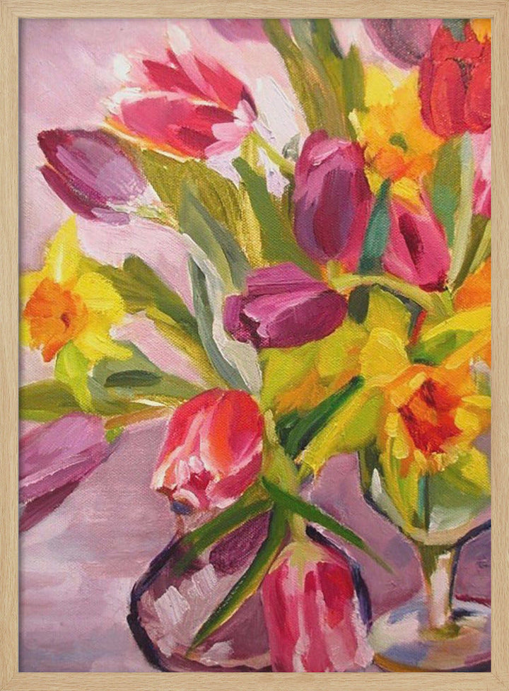 Spring Flowers - Stretched Canvas, Poster or Fine Art Print I Heart Wall Art