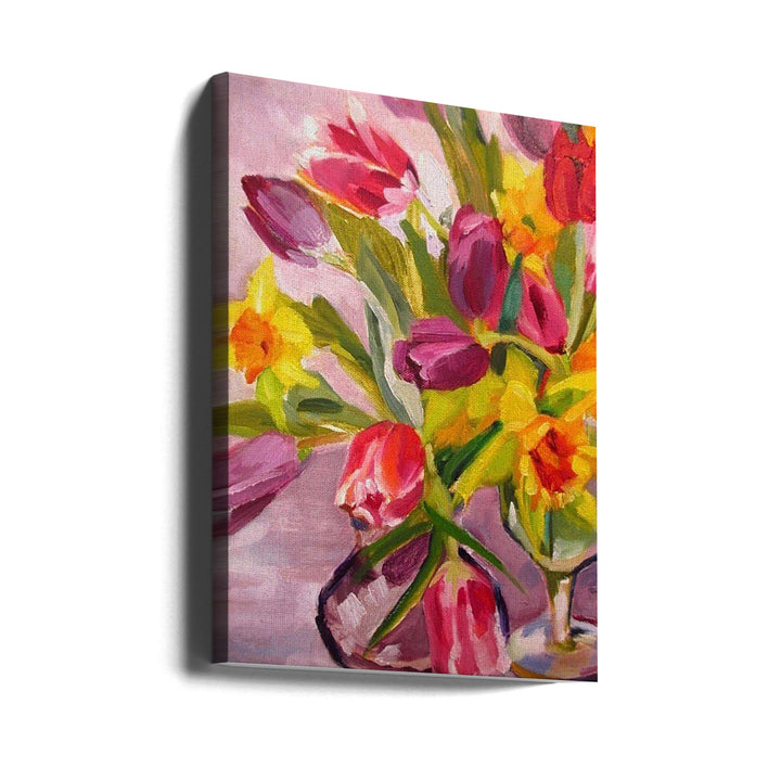 Spring Flowers - Stretched Canvas, Poster or Fine Art Print I Heart Wall Art