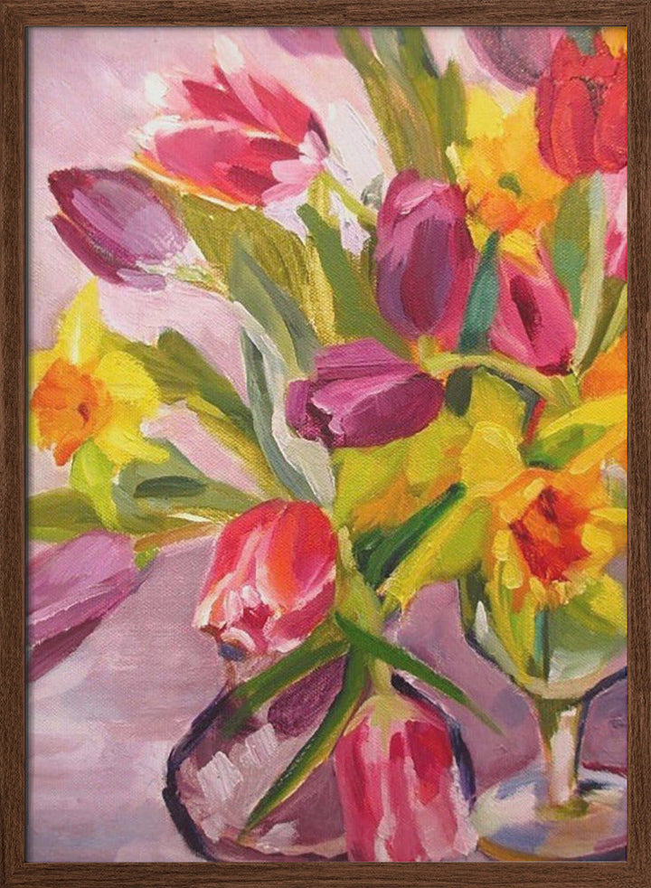 Spring Flowers - Stretched Canvas, Poster or Fine Art Print I Heart Wall Art