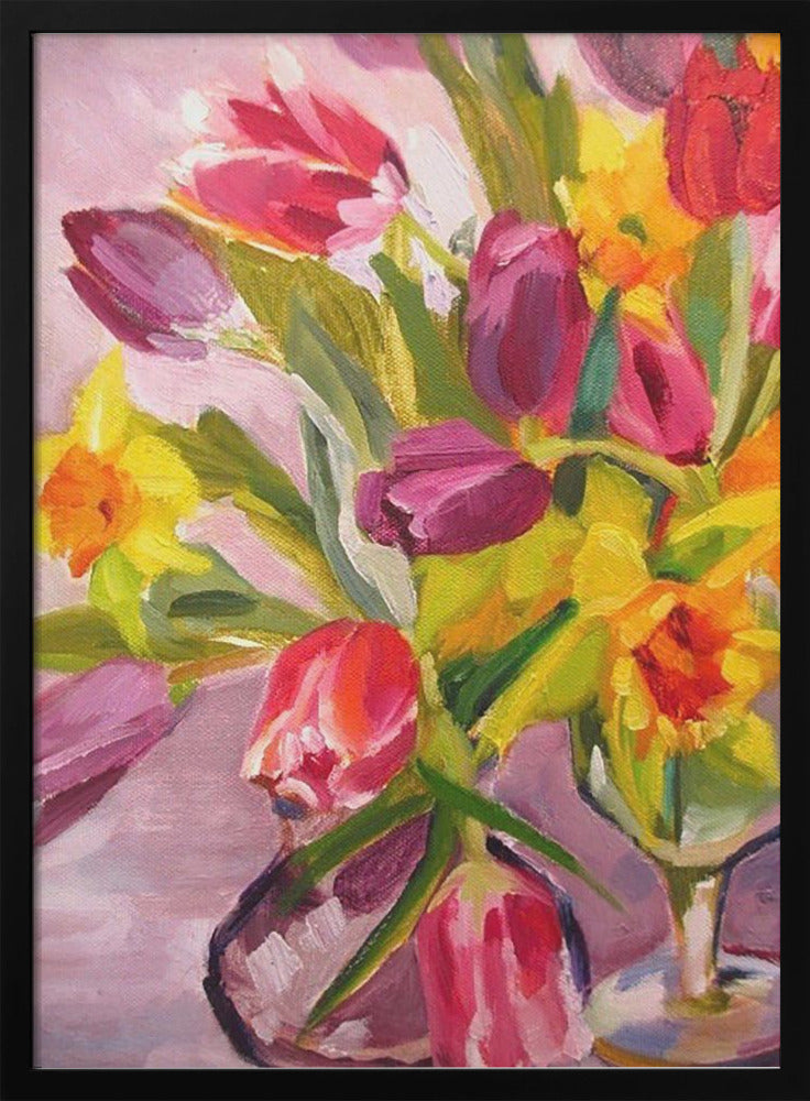 Spring Flowers - Stretched Canvas, Poster or Fine Art Print I Heart Wall Art
