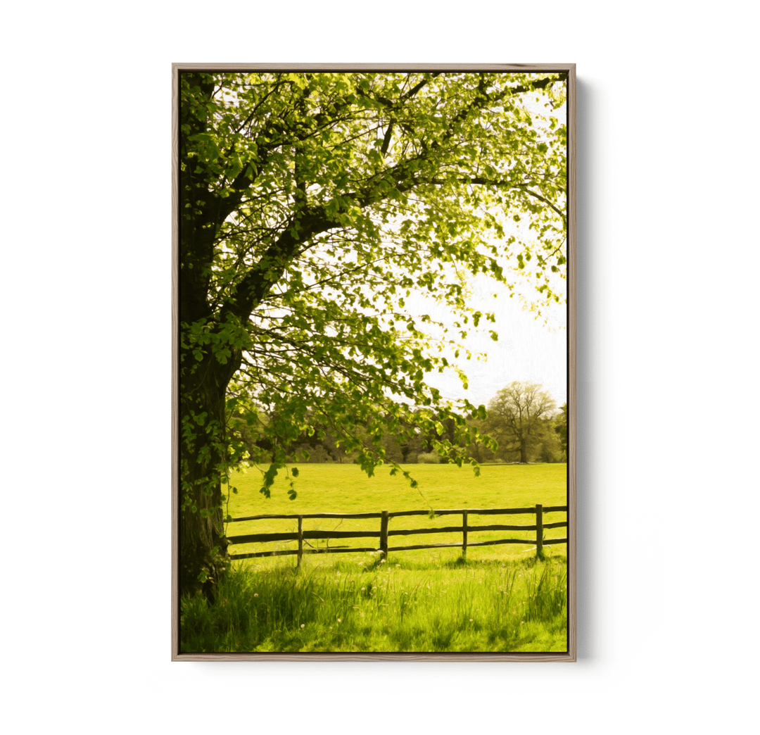 Spring Morning - Nature in Countryside Stretched Canvas or Wall Art Print - I Heart Wall Art - Poster Print, Canvas Print or Framed Art Print