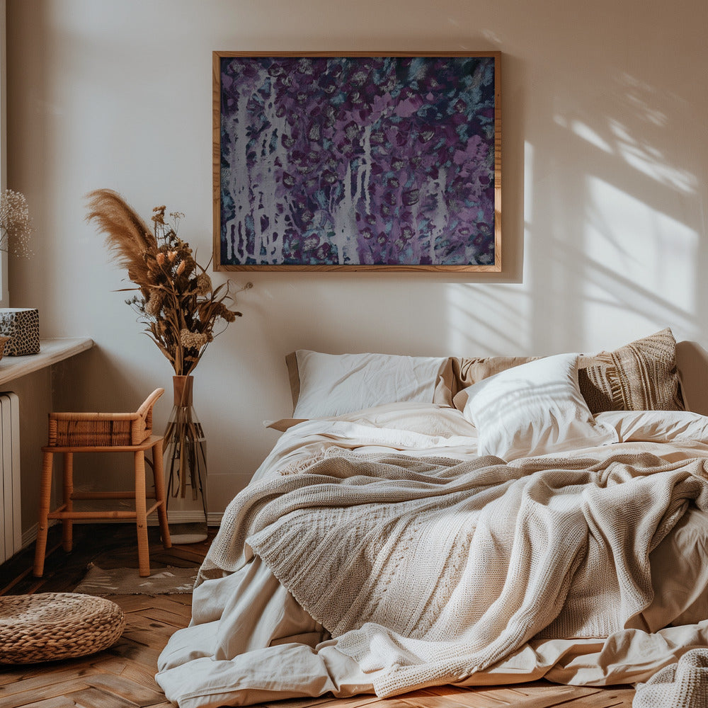 Spring Rain - Stretched Canvas, Poster or Fine Art Print I Heart Wall Art