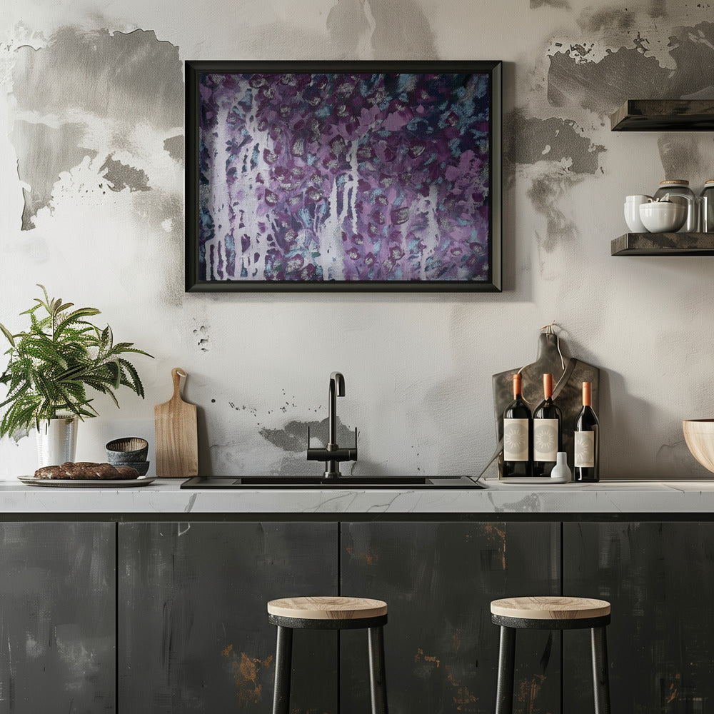 Spring Rain - Stretched Canvas, Poster or Fine Art Print I Heart Wall Art