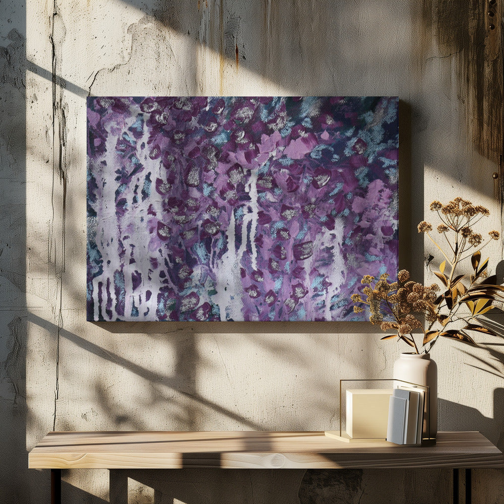 Spring Rain - Stretched Canvas, Poster or Fine Art Print I Heart Wall Art