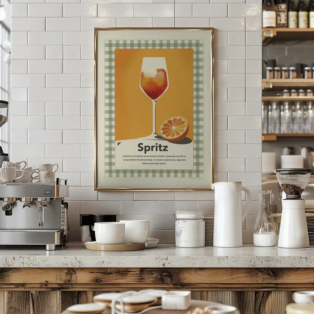 Spritz retro print - Stretched Canvas, Poster or Fine Art Print I Heart Wall Art