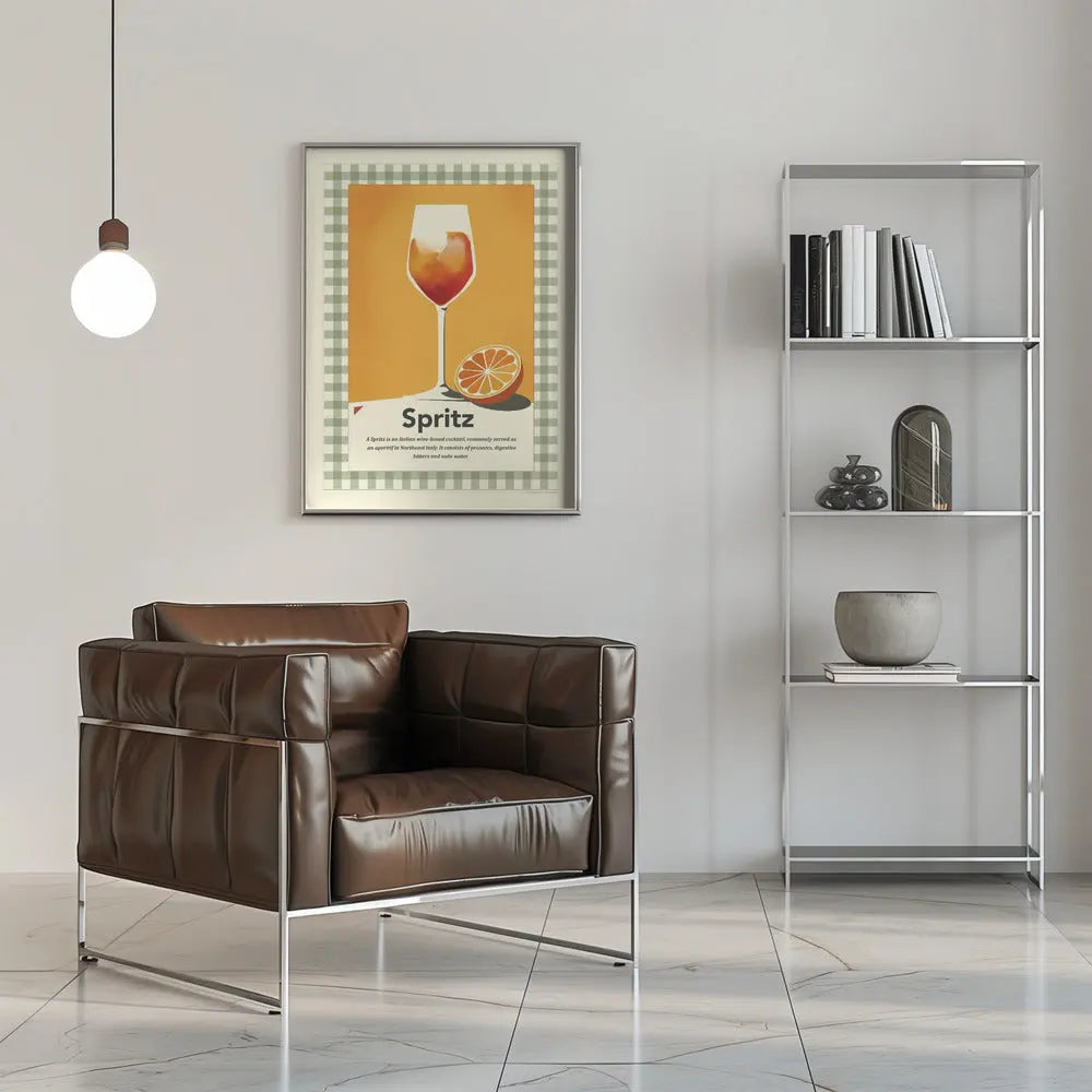 Spritz retro print - Stretched Canvas, Poster or Fine Art Print I Heart Wall Art