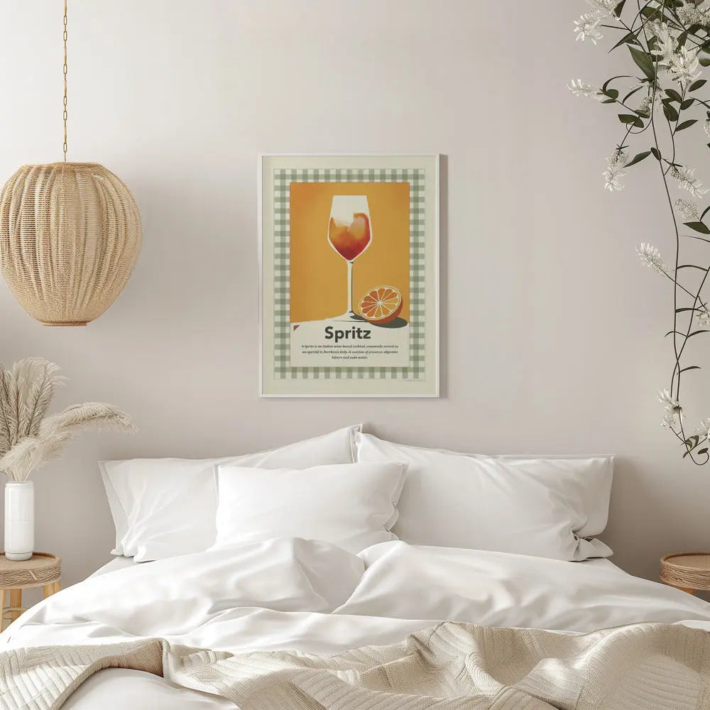 Spritz retro print - Stretched Canvas, Poster or Fine Art Print I Heart Wall Art