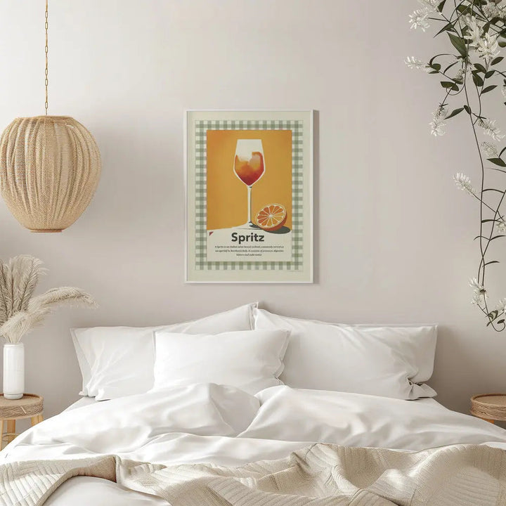 Spritz retro print - Stretched Canvas, Poster or Fine Art Print I Heart Wall Art