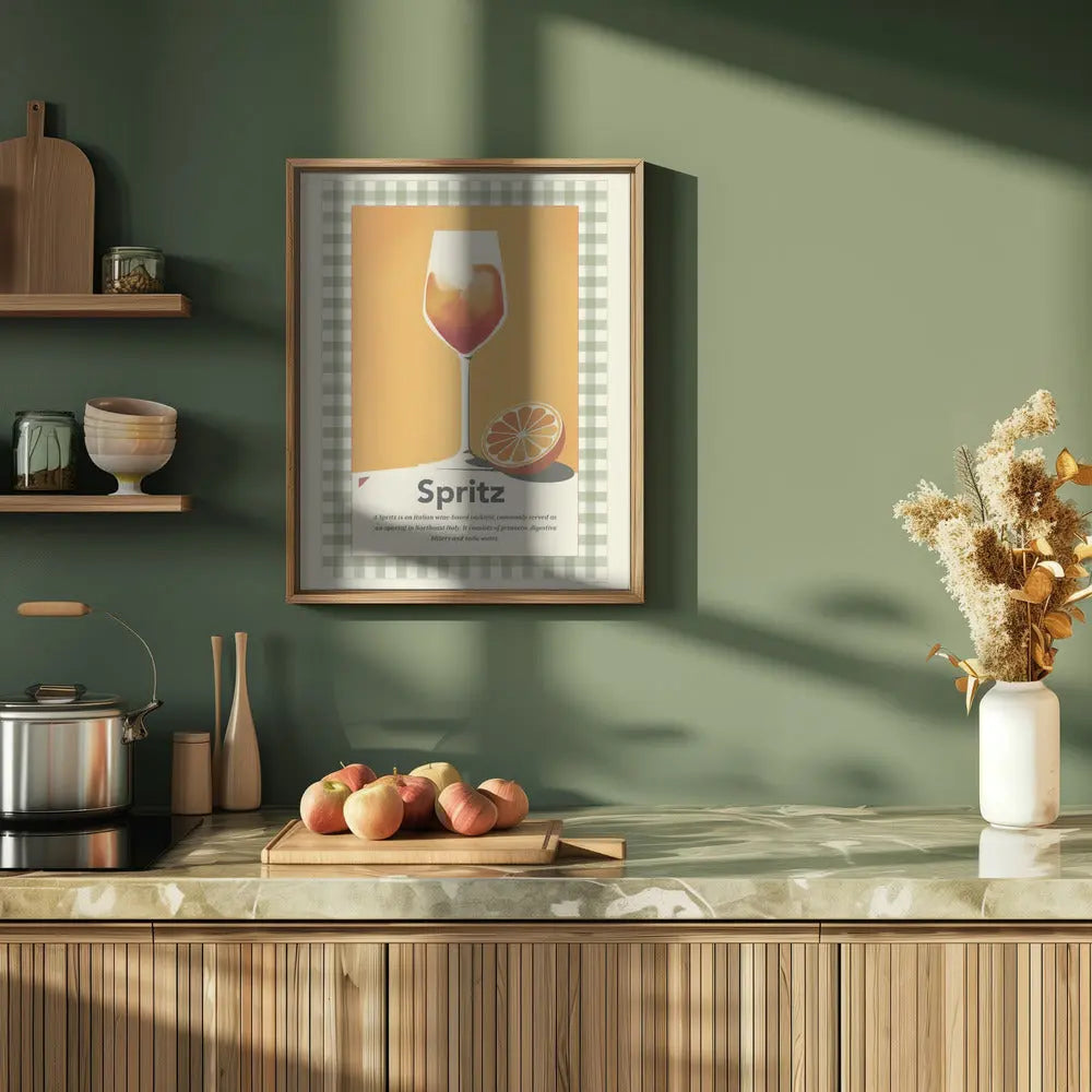 Spritz retro print - Stretched Canvas, Poster or Fine Art Print I Heart Wall Art