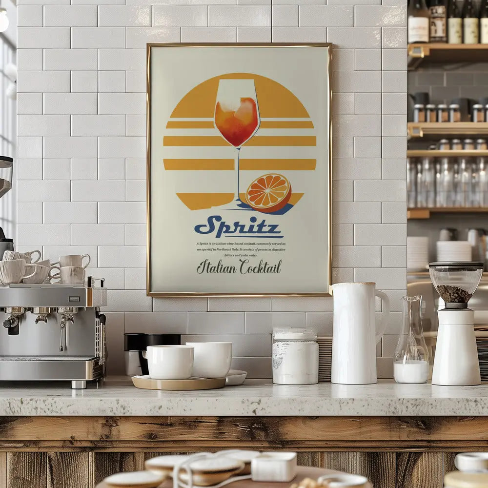 Spritz summer print - Stretched Canvas, Poster or Fine Art Print I Heart Wall Art