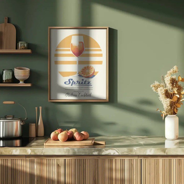 Spritz summer print - Stretched Canvas, Poster or Fine Art Print I Heart Wall Art