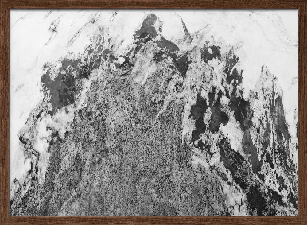 Stark Mountain Landscape - Stretched Canvas, Poster or Fine Art Print - I Heart Wall Art - Poster Print, Canvas Print or Framed Art Print