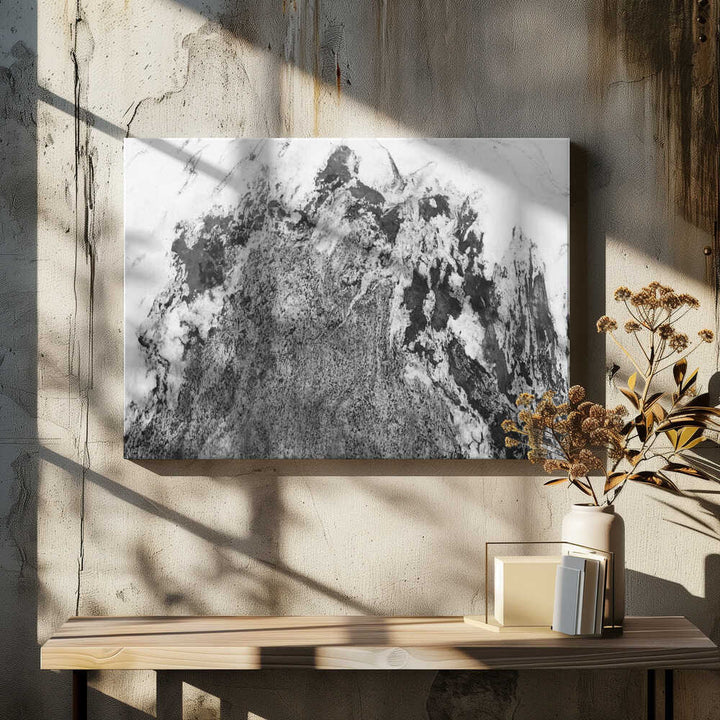 Stark Mountain Landscape - Stretched Canvas, Poster or Fine Art Print - I Heart Wall Art - Poster Print, Canvas Print or Framed Art Print