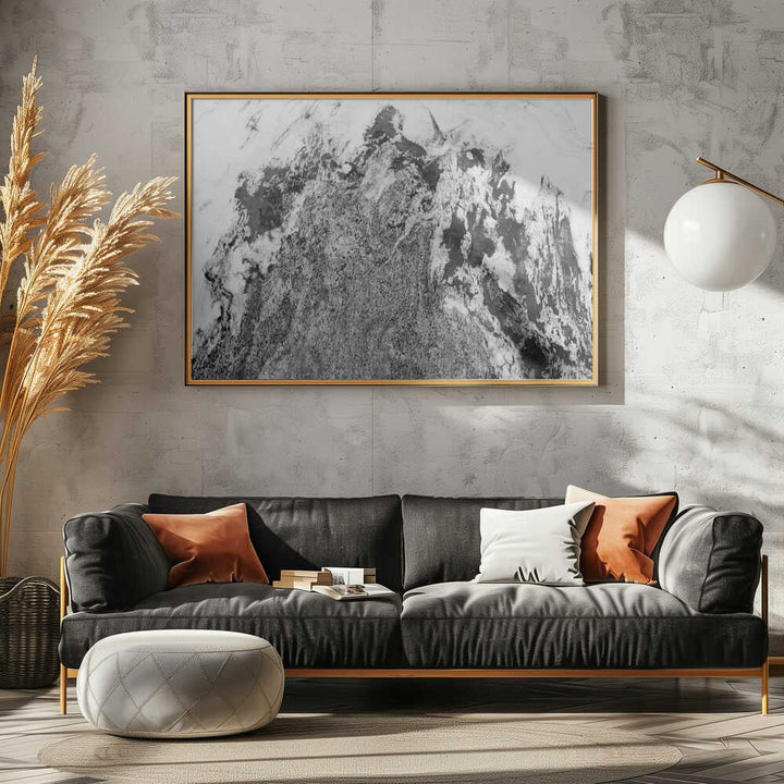 Stark Mountain Landscape - Stretched Canvas, Poster or Fine Art Print - I Heart Wall Art - Poster Print, Canvas Print or Framed Art Print