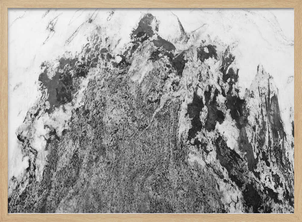 Stark Mountain Landscape - Stretched Canvas, Poster or Fine Art Print - I Heart Wall Art - Poster Print, Canvas Print or Framed Art Print