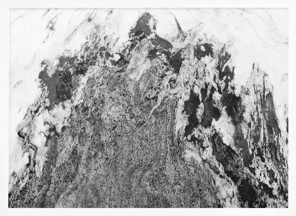Stark Mountain Landscape - Stretched Canvas, Poster or Fine Art Print - I Heart Wall Art - Poster Print, Canvas Print or Framed Art Print