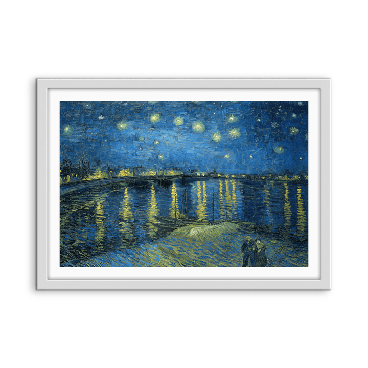 Starry Night Over the Rhone (1888) by Van Gogh - Fine Art or Canvas Print - I Heart Wall Art - Poster Print, Canvas Print or Framed Art Print