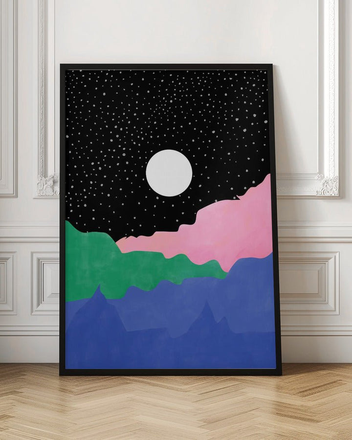 Starry Night Sky - Stretched Canvas, Poster or Fine Art Print - I Heart Wall Art - Poster Print, Canvas Print or Framed Art Print