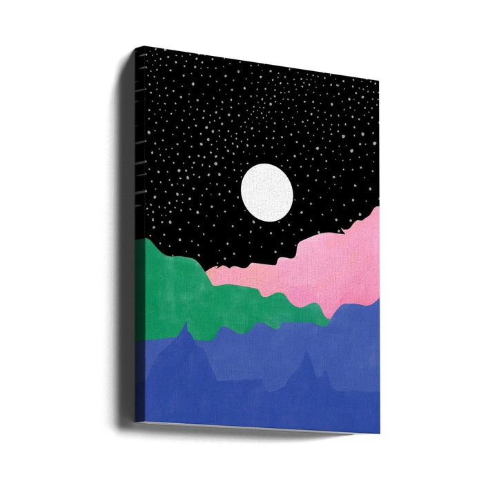 Starry Night Sky - Stretched Canvas, Poster or Fine Art Print - I Heart Wall Art - Poster Print, Canvas Print or Framed Art Print