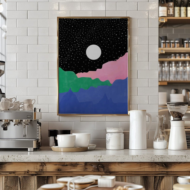 Starry Night Sky - Stretched Canvas, Poster or Fine Art Print - I Heart Wall Art - Poster Print, Canvas Print or Framed Art Print