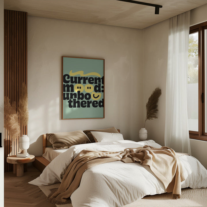 Stay Unbothered - Stretched Canvas, Poster or Fine Art Print I Heart Wall Art