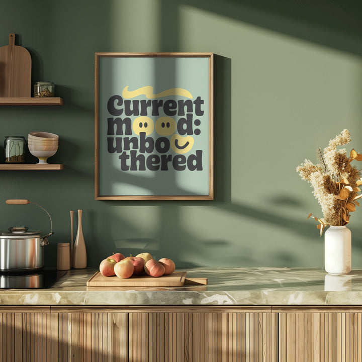 Stay Unbothered - Stretched Canvas, Poster or Fine Art Print I Heart Wall Art