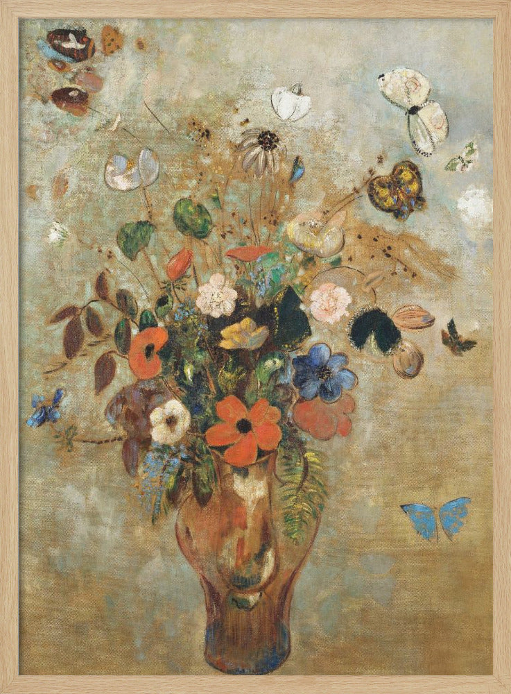 Still Life With Flowers - Stretched Canvas, Poster or Fine Art Print I Heart Wall Art