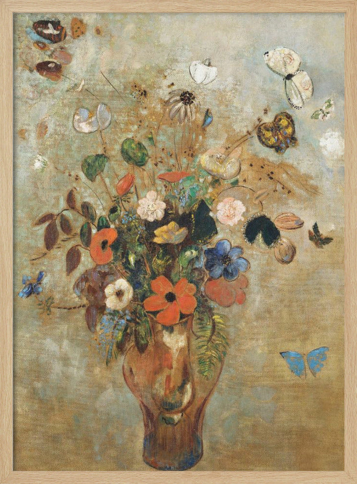 Still Life With Flowers - Stretched Canvas, Poster or Fine Art Print I Heart Wall Art