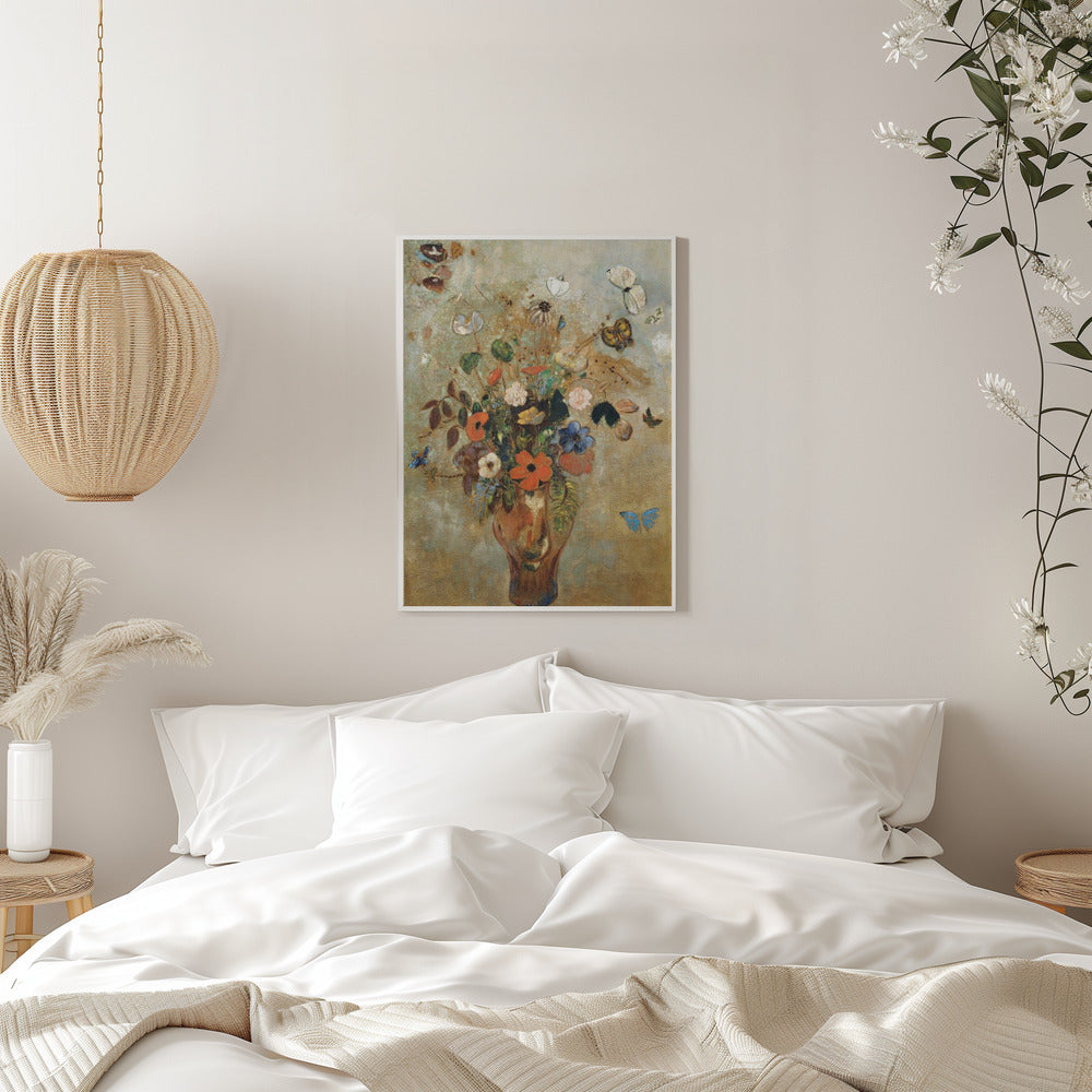 Still Life With Flowers - Stretched Canvas, Poster or Fine Art Print I Heart Wall Art