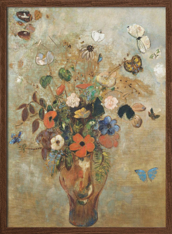 Still Life With Flowers - Stretched Canvas, Poster or Fine Art Print I Heart Wall Art