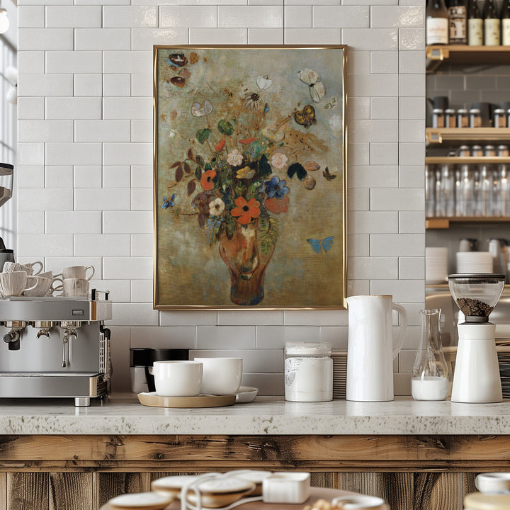 Still Life With Flowers - Stretched Canvas, Poster or Fine Art Print I Heart Wall Art